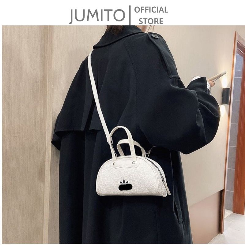 Túi xách nữ da hến kẹp nách adi.das thời trang cao cấp JUMITO SC284