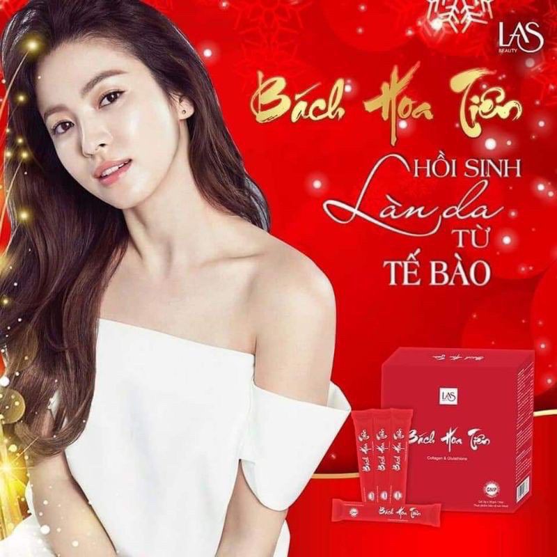 [Chính Hãng] Bách Hoa Tiên Las Beauty - Cốm Uống Đẹp Da