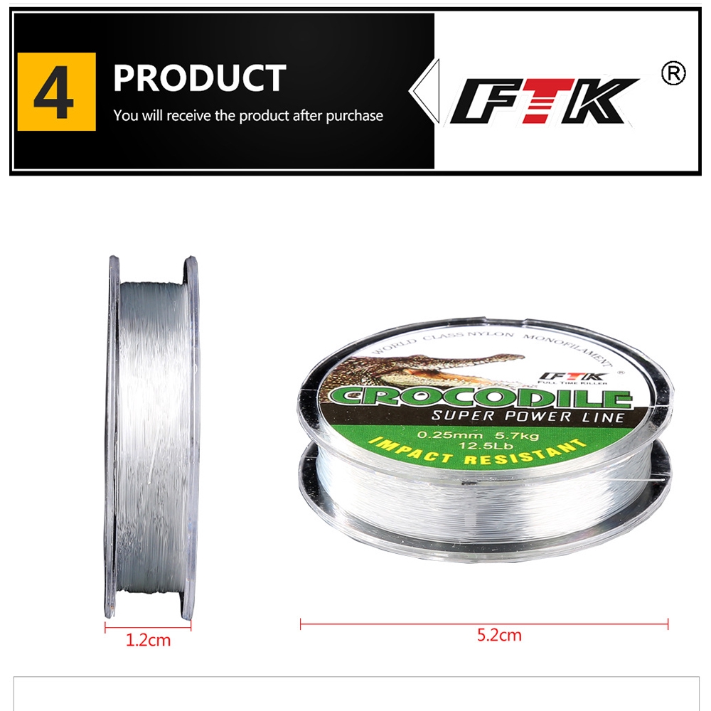 Cuộn Dây Câu Cá 100% Sợi Nylon