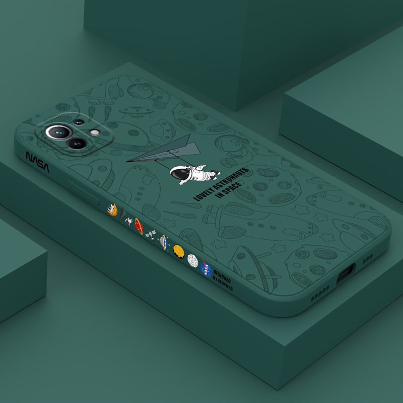 for case  Xiaomi POCO M4 PRO POCO M3 PRO F3 POXO X3 GT X3 PRO X3 NFC Mi 11 Mi 11 LITE Ốp Điện Thoại Hình Phi Hành Gia Hoạt Hình Cho