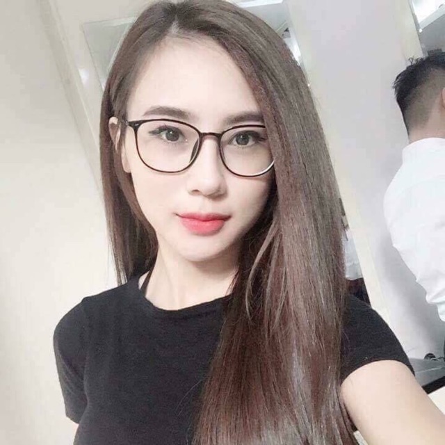 Kính Mắt bầu gọng Kim loại tăm mảnh cao cấp