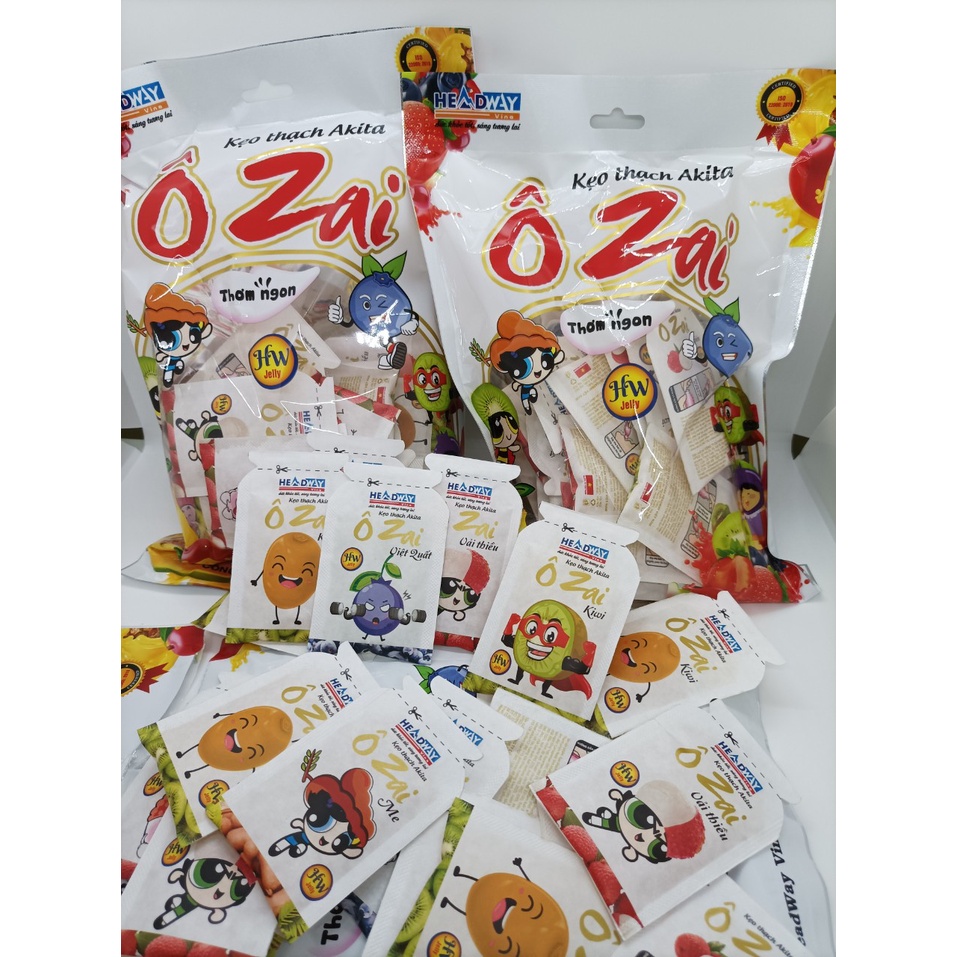 Thạch Zai trái cây Akita