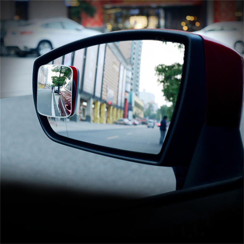 Gương chiếu hậu hình vuông xoay 360 độ 20 độ tiện lợi cho xe hơi