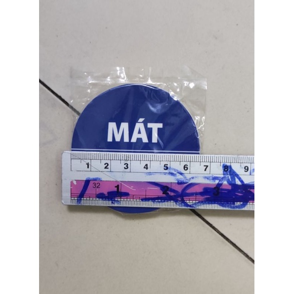combo 10 tem dán tủ mát