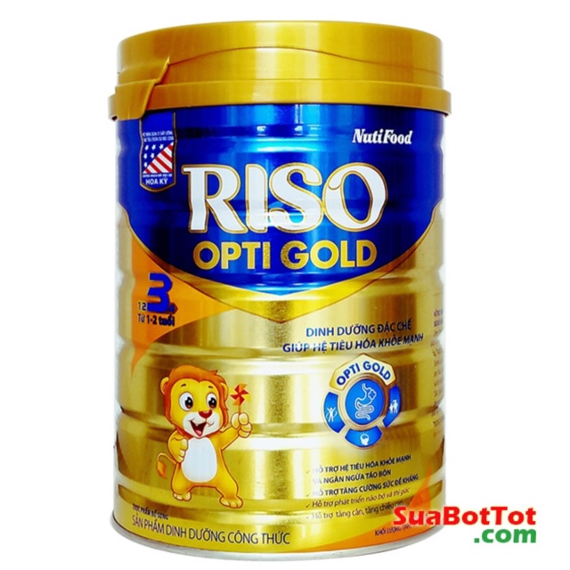 Sữa Riso Opti Gold 3 900g