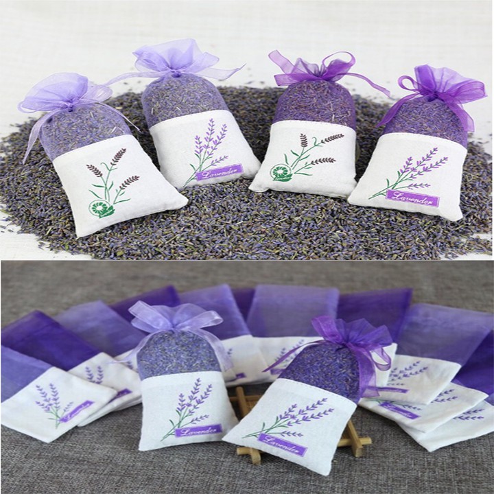 Combo 3 túi thơm hoa oải hương lavender pháp cao cấp