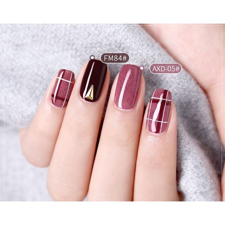 Sơn gel As nhọn đỏ set AXD chất sơn đặc mịn chính hãng