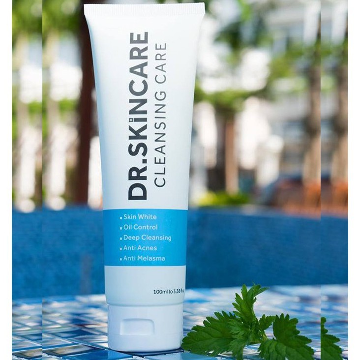 cam kết chính hãng _ sữa rửa mặt DR.SKINCARE  MỤN , THÂM , TRẮNG DA , KIỀM DẦU