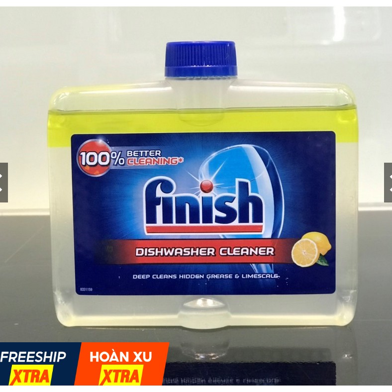 Chai vệ sinh máy rửa bát Finish 250ml ( hàng nhâp Đức )
