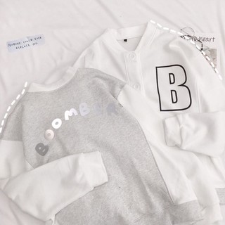 Áo khoác nỉ bomber B phản quang