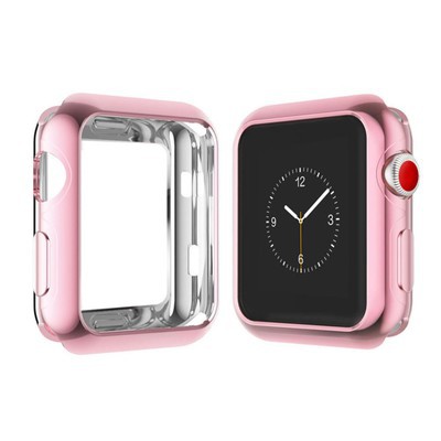 Vỏ TPU mềm mạ điện bảo vệ for Apple Watch Series 6 SE 5 4 3 2 1 38mm 40mm 42mm 44mm