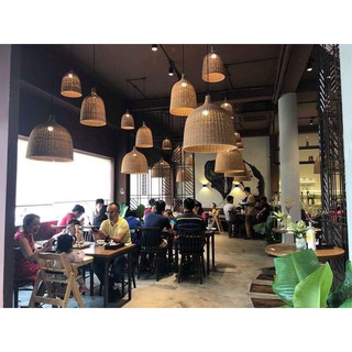 ĐÈN MÂY TRE ĐAN ( ĐÈN CỔ CHAI - NHIỀU KÍCH THƯỚC )