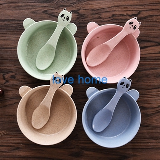 Bộ Tô Muỗng Nĩa Hình Hoạt Hình Cho Bé
