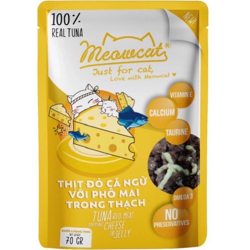 Pate Meowcat cho mèo trên 2 tháng tuổi 70gr các vị Petemo Pet Shop