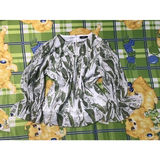 Pass Áo hoa xanh kiểu babydoll