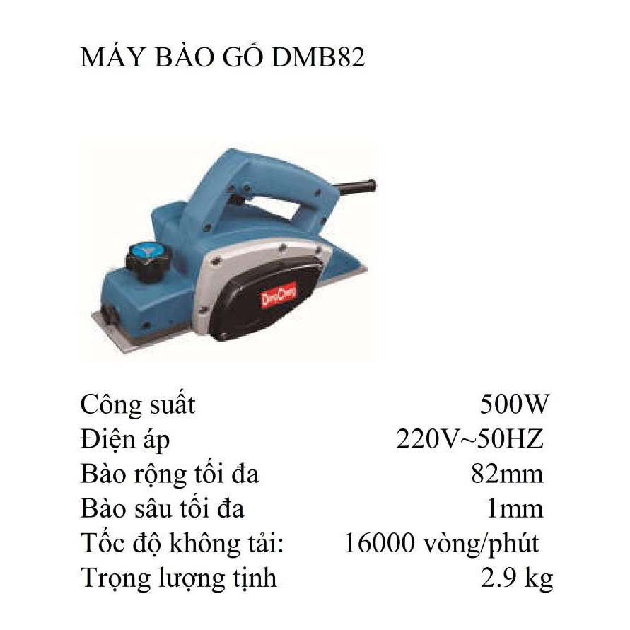 Máy bào DongCheng DMB82 500w