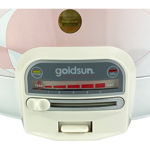 [Mã ELHADEV giảm 4% đơn 300K] Nồi lẩu điện đa năng Goldsun CF1201GTB - Hàng chính hãng