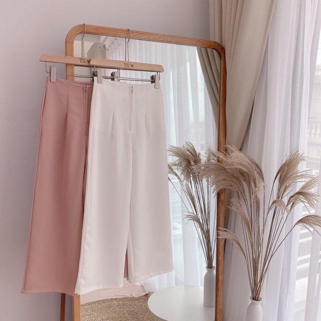 QUẦN CULOTTES ỐNG RỘNG[Video Ảnh thật] CẠP CAO KHOÁ TRƯỚC MẪU MỚI HOT TREND 2021 chất dày dặn ko nhăn nhàu | WebRaoVat - webraovat.net.vn