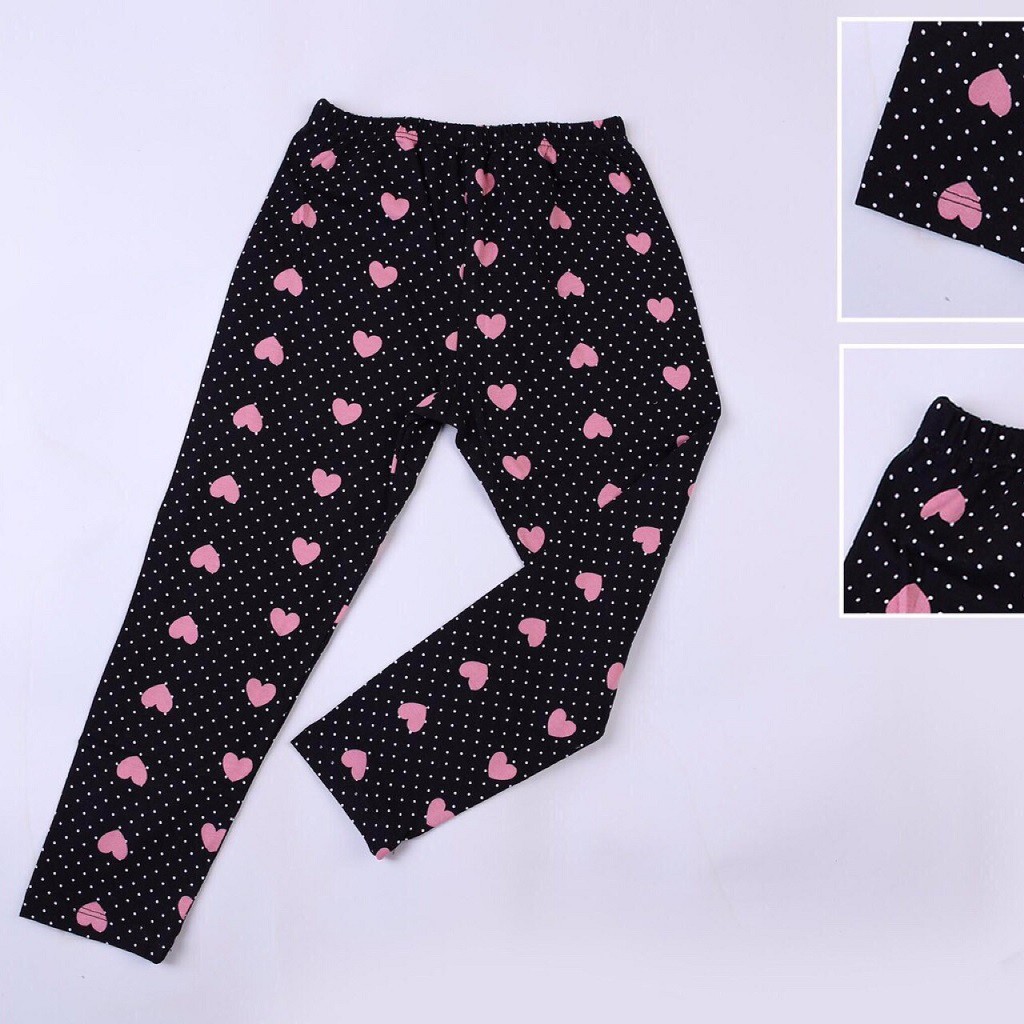 [Siêu Xinh] Quần Legging Bé Gái, Size 5-8, Hàng Made In Vn, Chất Cotton Xuất Dư Đẹp, Nhiều Hình Cho Bé Lựa Chọn