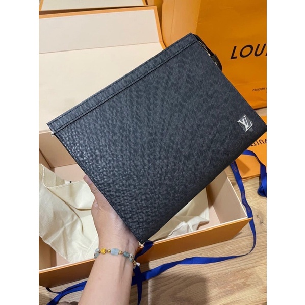 Clutch ví cầm tay LV fullbox size 27cm cực xịn
