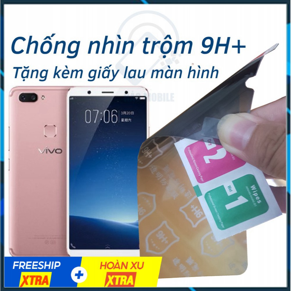 Dán chống nhìn trộm Vivo V20, Vivo V20 Plus - Dán cường lực dẻo nano