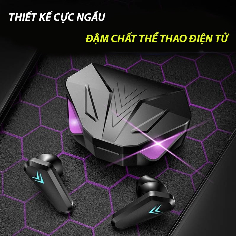 Tai nghe Bluetooth Gaming Không dây X15 TWS  Bluetooth 5.0 cảm biến chạm,độ trễ ít Bản Quốc tế 2022 Chính Hãng Vupa Tech