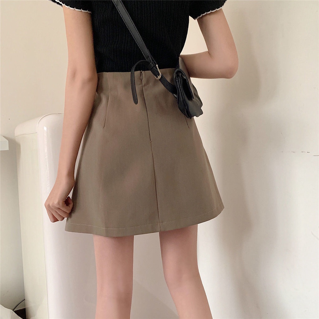 Chân Váy Chữ A Lưng Cao Thiết Kế Lệch Tà Thời Trang Mùa Hè Cho Nữ váy chân váy chữ a váy chữ a chân váy chữ a