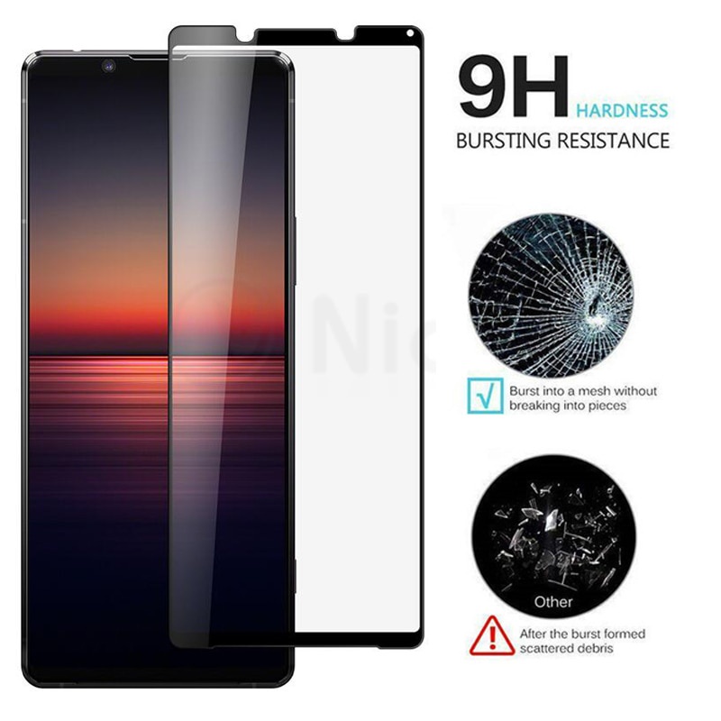 Kính Cường Lực Bảo Vệ Toàn Màn Hình Cho Sony Xperia 1 II 10 II 5 Xperia 10 Plus 10 8 5 1 L3 L4