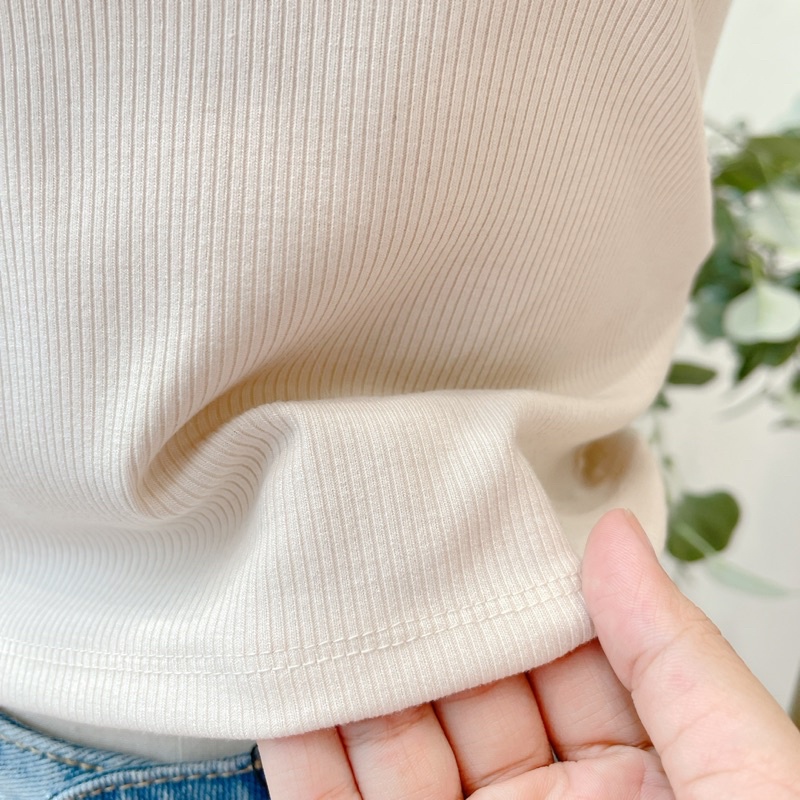 Áo thun nữ tay ngắn MIEU ôm body chất thun gân - JM15