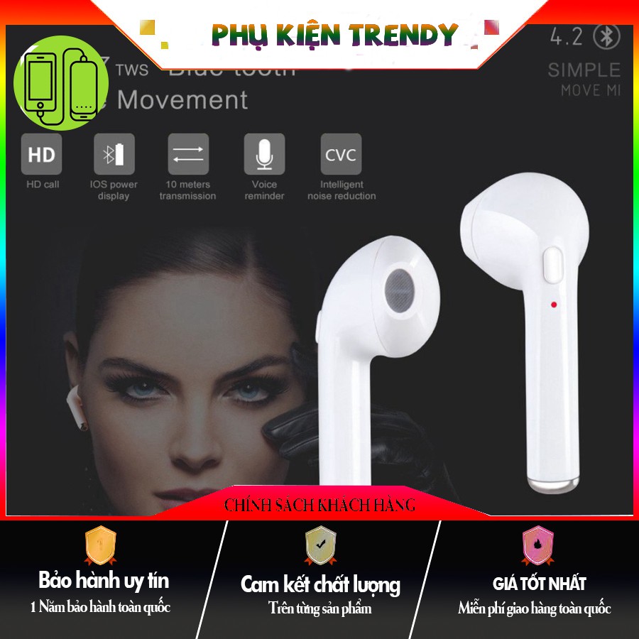 [HOT TREND] - [ HOT TREND ] TAI NGHE BLUETOOTH AIRPOD I7S TWS CHUẨN HÀNG AUTH