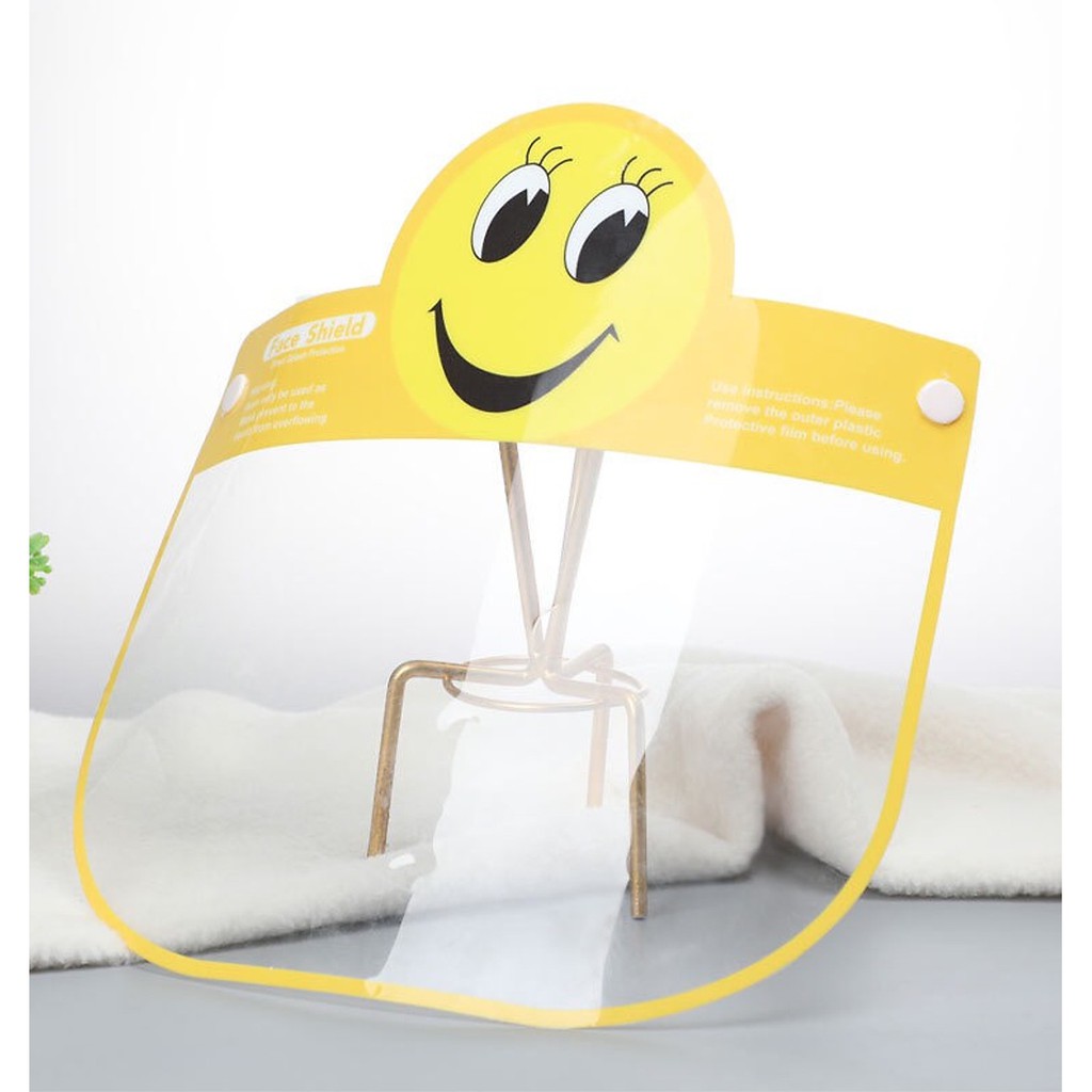 Tấm chắn giọt bắn Face Shield cho bé, mặt nạ bảo hộ phòng dịch cho bé, kính chắn giọt bắn, vi khuẩn cho trẻ em