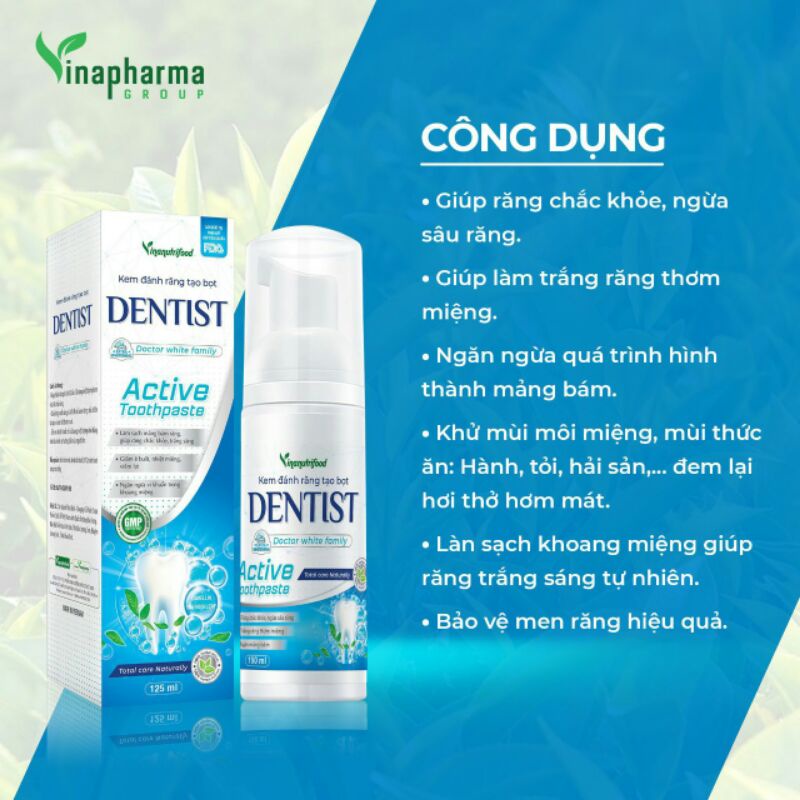 Kem Đánh Răng Tạo Bọt Dentist