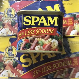 Thịt hộp Spam Mỹ 25% Less Sodium ít mặn