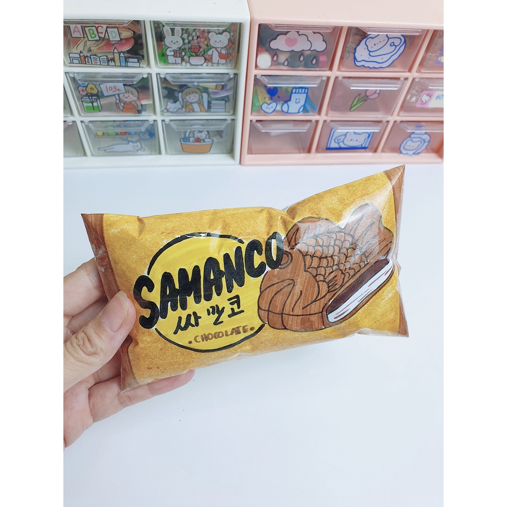 Squishy giấy handmade các mẫu tông màu Nâu hình dễ thương