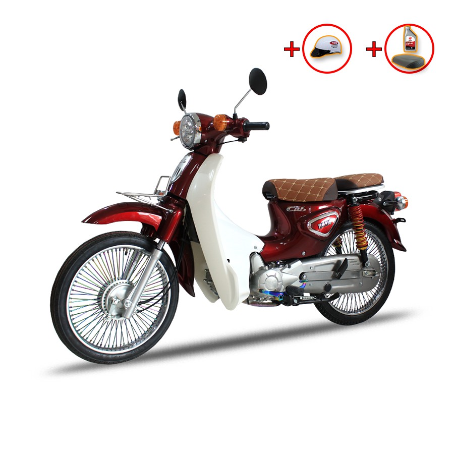 Xe máy CUB 81 TAYA TITAN 2020 ( đỏ mận )