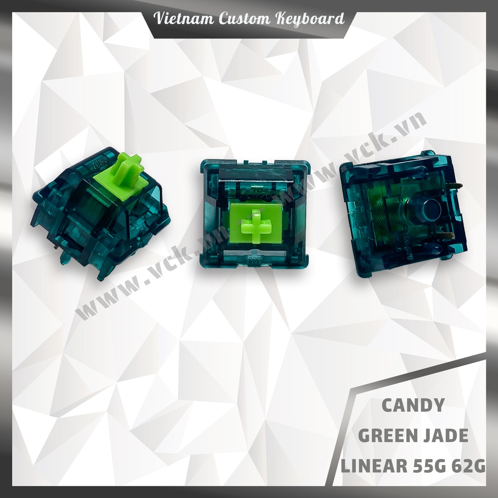 Candy Switch | Green Jade Linear 55g 62g | Sakura Snow Tactile 62g 65g | Holy Panda Clone | VCK