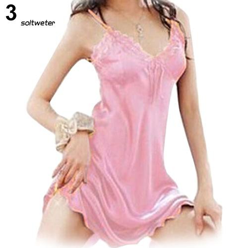 Đầm ngủ phối ren thời trang cho nữ