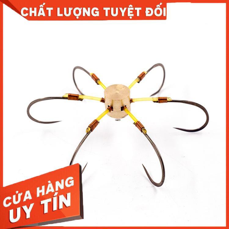 [ XẢ HÀNG ] Lưỡi câu lục tỳ chân đồng đúc hàng thửa có bảo hành 3 tháng - đồ câu Khuê Hiên