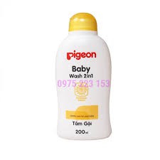 Tắm Gội Pigeon Baby 200ml