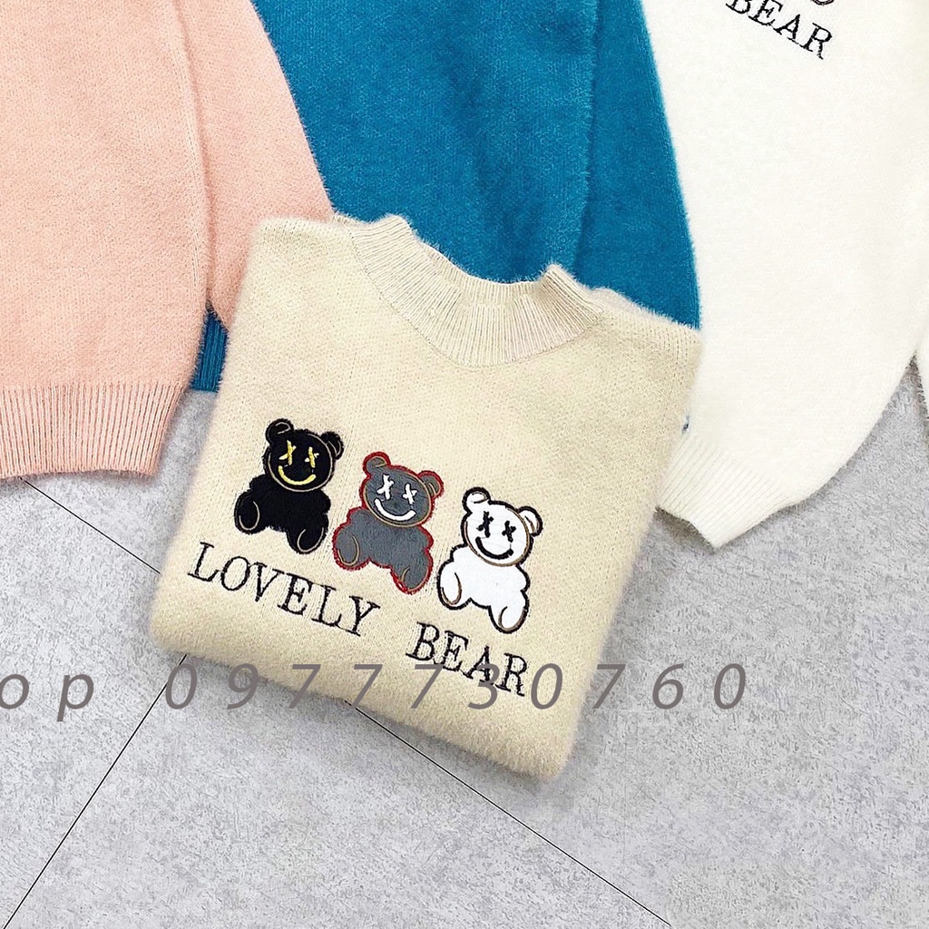 Áo Nữ Len Lông Gấu Lovely | BigBuy360 - bigbuy360.vn