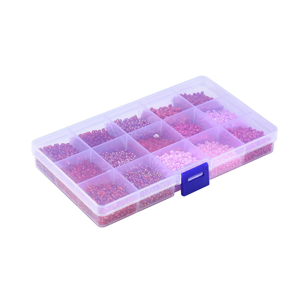 Chuỗi Hạt Thủy Tinh Nhiều Màu Sắc 2 / 3 / 4mm Dùng Làm Trang Sức Thủ Công