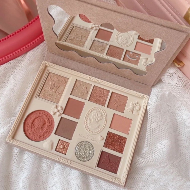 Bảng phấn mắt Colorrose tích hợp phấn bắt sáng và má hồng tất cả trong một | BigBuy360 - bigbuy360.vn
