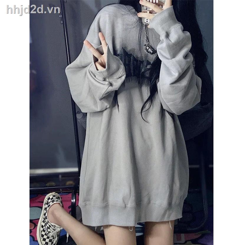 ◑▣✑Áo Sweater Nữ Cổ Tròn In Họa Tiết Ba Chiều Phong Cách Retro Mỹ | BigBuy360 - bigbuy360.vn
