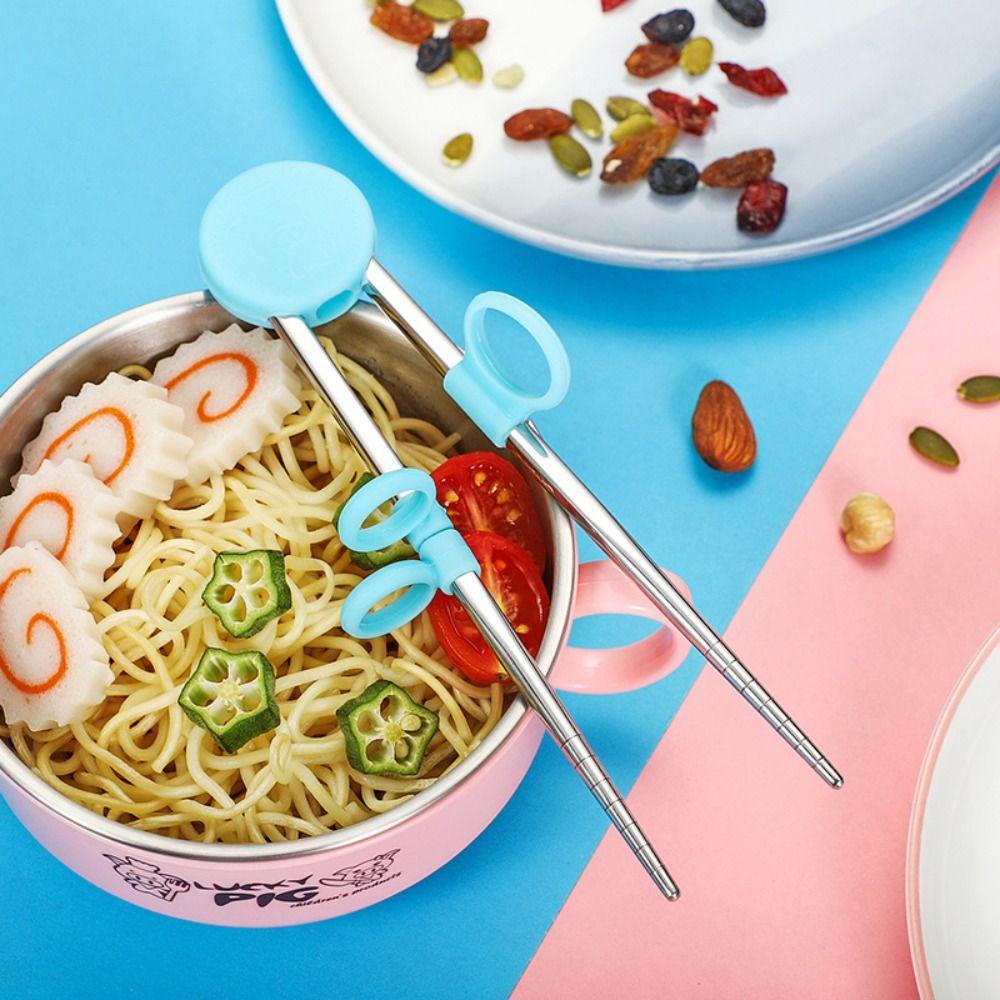 Đũa Silica gel Tập Ăn Có Thể Tái Sử Dụng Dễ Thương Cho Trẻ Em