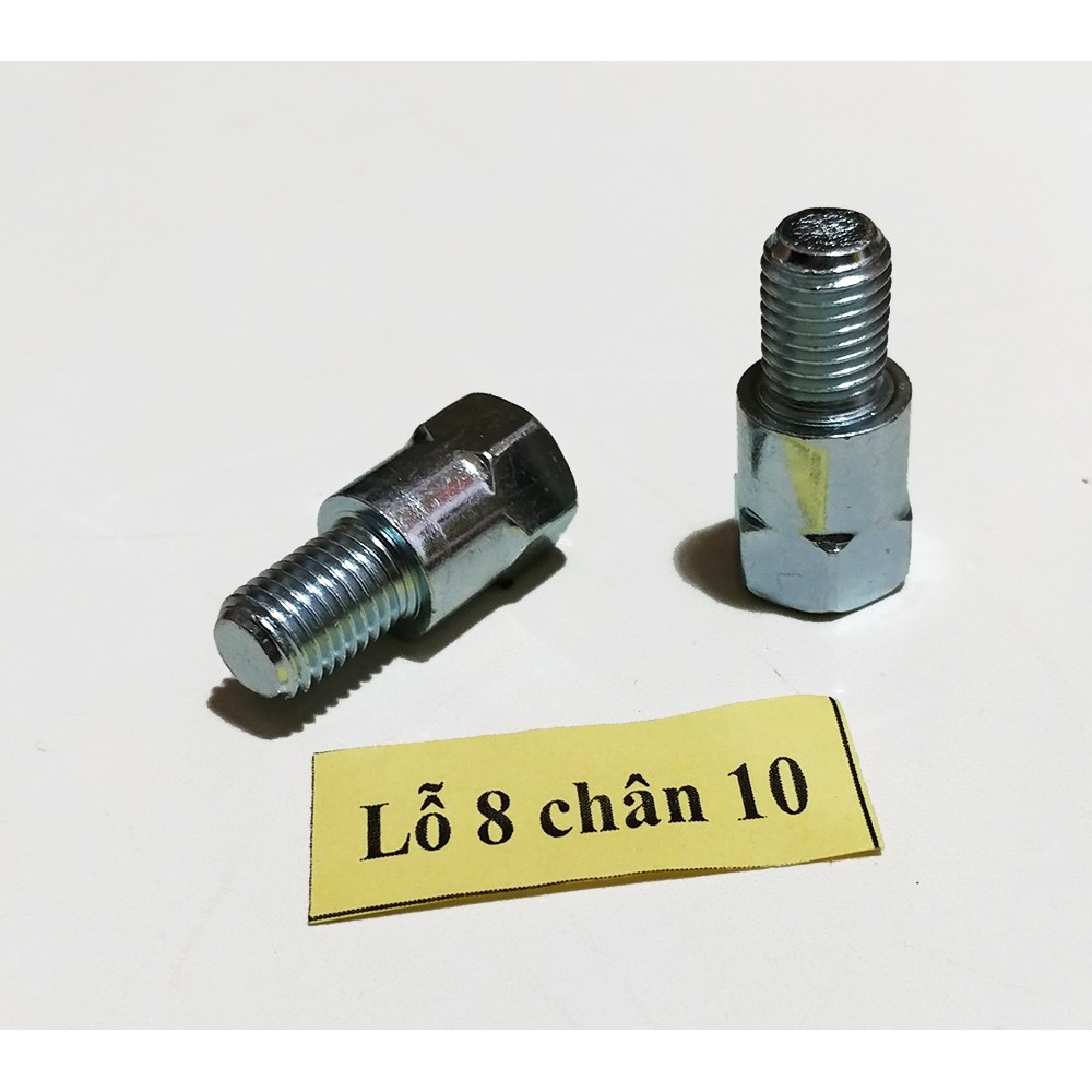 BỘ 2 ỐC NỐI CHÂN KÍNH LỖ 8 CHÂN 10