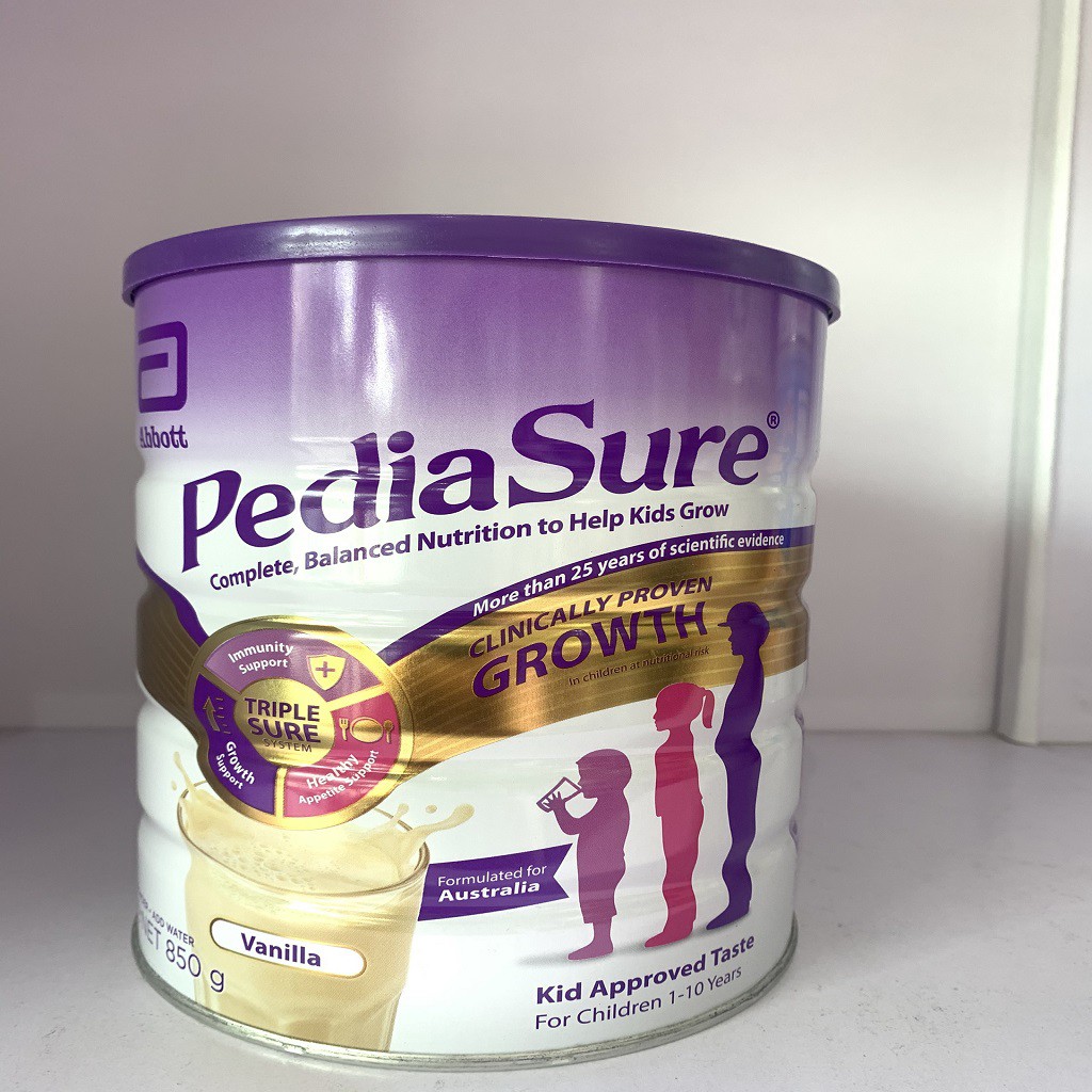 Sữa Pediasure Úc Tím 850g