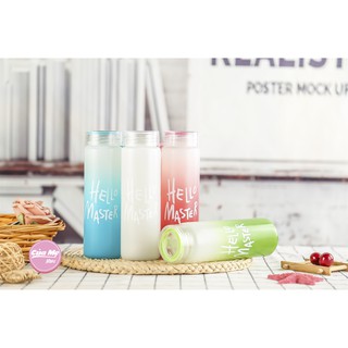 Bình Đựng Nước thủy tinh Hello Master 450ml