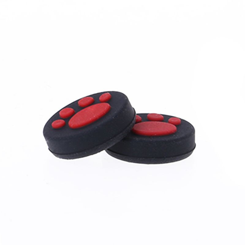Set 2 Nắp Đậy Nút Bấm Hình Dấu Chân Mèo Cho Tay Cầm Chơi Game Sony Playstation Ps Vita Psv 1000 / 2000 Slim