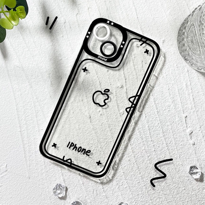 Ốp Điện Thoại TPU Dẻo In Ông Già Noel Tuần Lộc IPhone11 12Pro 12Promax 12mini 11PRO Max 13 13PRO Max Xs Max XR 7 8 Plus