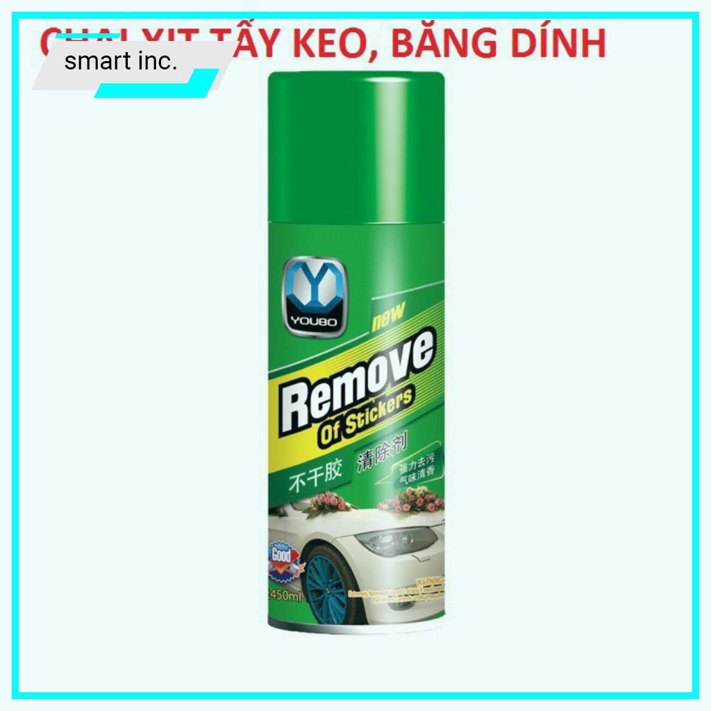 Bình Xịt Tẩy Keo Dán Băng Dính 3m Chuyên Dụng Sticker Remover Chai Dung Dịch Rửa Sạch Vết Keo Decal Nhựa Đường